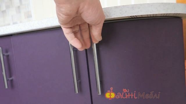 Кухня Гламур Лиловый металлик. Фабрика Гарант смотреть онлайн