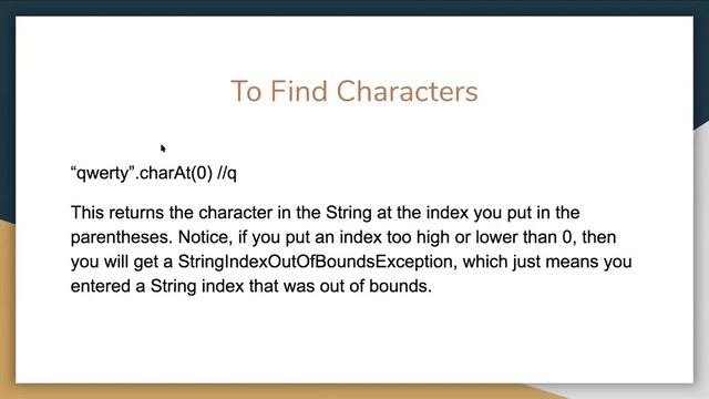 (2020) Java Two, Lesson Six : String methods смотреть онлайн
