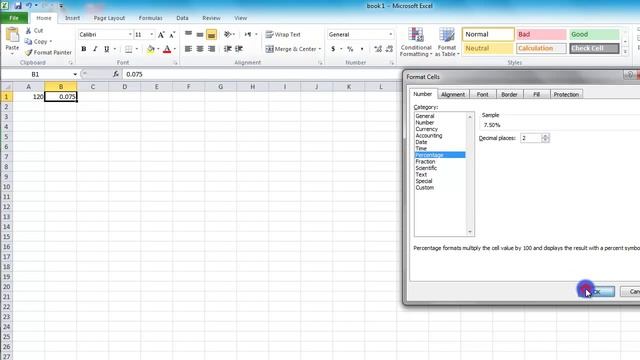 9.9 Calculating Sales Tax - MS Excel (Urdu) - MS Office 2010 Tutorials смотреть онлайн