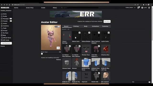 Roblox Outfit: How to make Hatsune Miku Sakura Ver. (Vocaloid) смотреть онлайн