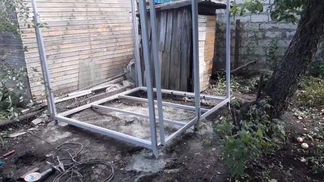 Хозблок (сарай ) для дачи в одного за два дня