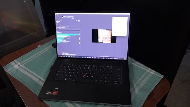 Lenovo Z16 - Cinebench r23 10-minute run with fan noise decibel numbers смотреть онлайн