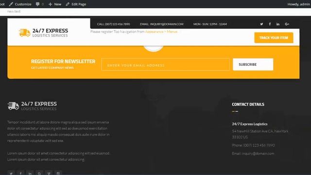 Logistic Theme - HTML block shortcode смотреть онлайн