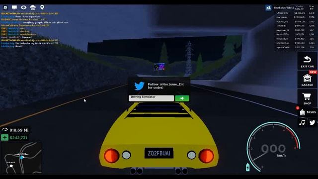 ALL *NEW* UPDATE CAR CODES! DRIVING SIMULATOR ROBLOX (Driving Simulator) codes! смотреть онлайн