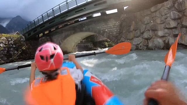 descente de l'Arve. kayak gonflable. aquamarina stream 412. août 2021 смотреть онлайн