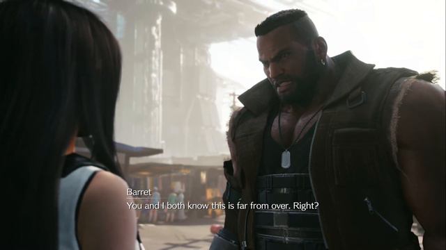 [Cutscene] Hit Nayo up outside the base, Sector 7 Slums | Final Fantasy VII Remake Intergrade: смотреть онлайн