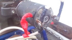 электрлебедка 12в из стартера ваз2110 на самодельнный квадроцикл