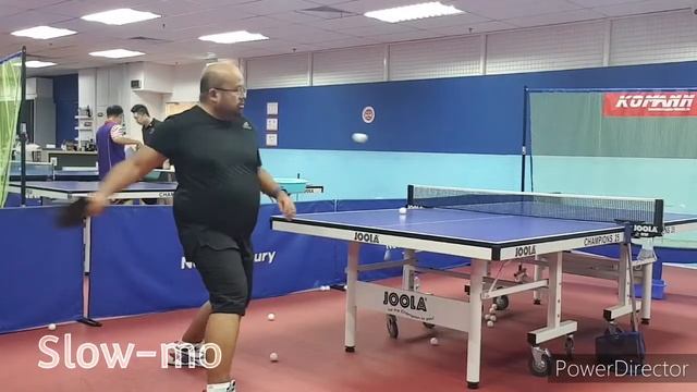 Table Tennis Tips: How to return high and long backspin ball. смотреть онлайн