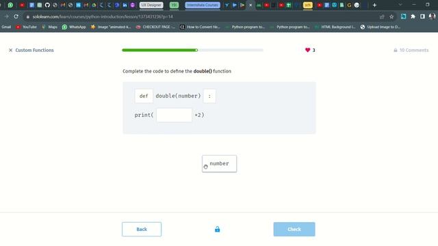 69 Custom Functions | Introduction to Python | Sololearn смотреть онлайн