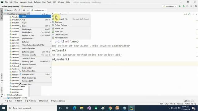 Python Constructor and Destructor смотреть онлайн