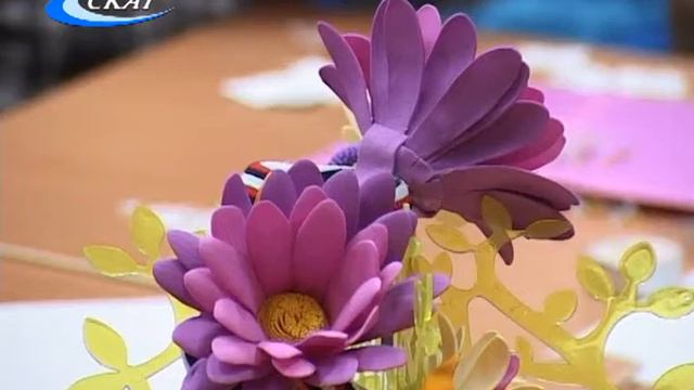 МАСТЕР-КЛАСС ПО ИЗГОТОВЛЕНИЮ ЦВЕТОВ ИЗ ФОАМИРАНА смотреть онлайн