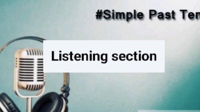Listening Simple Past Tense смотреть онлайн