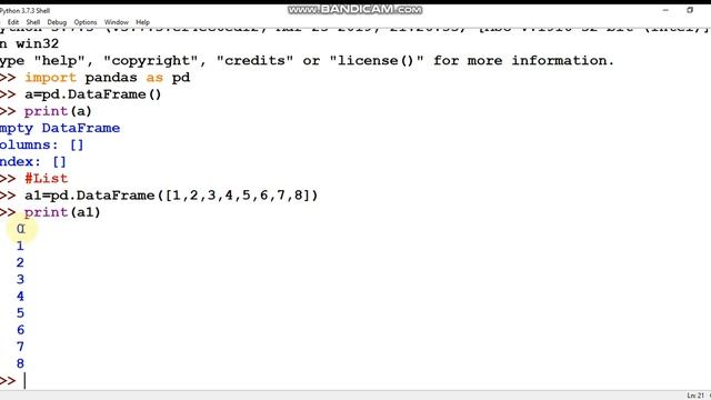 Python Dataframe Part I смотреть онлайн