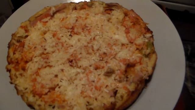Вегетарианская пицца за 5-10 минут...ну, очень вкусная...