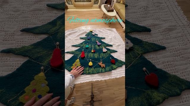 Обзор развивающей экологичной игрушки из шерсти. Елочка. смотреть онлайн
