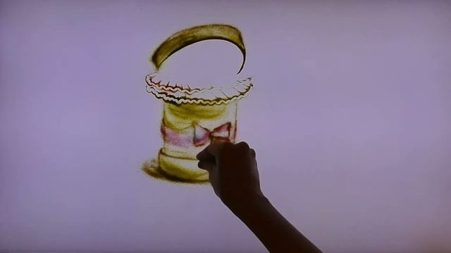 Открытка из песка на заказ. Пример смотреть онлайн