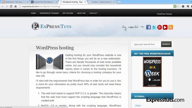 Wordpress 4 Tutorial: Lesson 7 - Posts v Pages смотреть онлайн