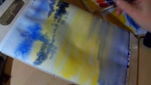 Образцовый» коллектив студия ИЗО «Юный художник». Рисуем море. смотреть онлайн