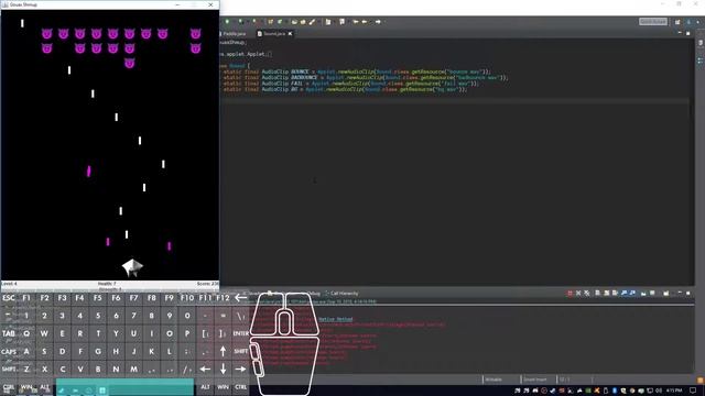 Gouax-themed shoot-em-up/space invaders clone written in Java смотреть онлайн