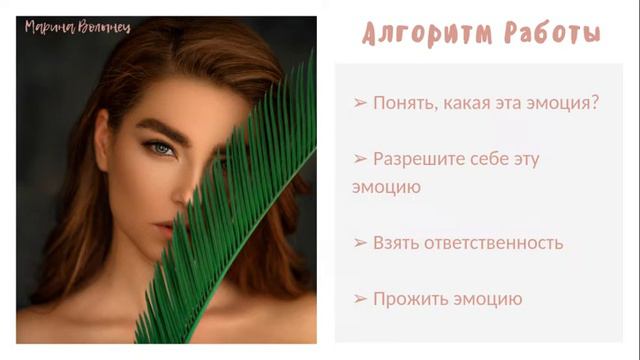 Алгоритм работы с негативными эмоциями. Марина Волынец смотреть онлайн