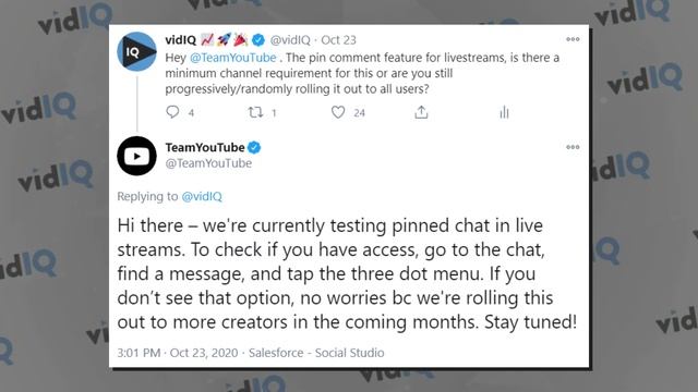 How to Pin Livestream Comments On YouTube смотреть онлайн