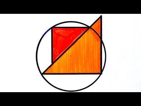 Две половинки квадратов и окружность смотреть онлайн