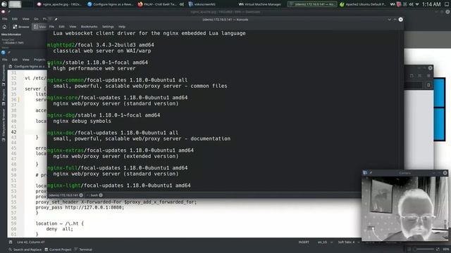 Настройка Nginx в качестве обратного прокси для Apache | Ubuntu 20.04.1 LTS (Focal Fossa) смотреть онлайн