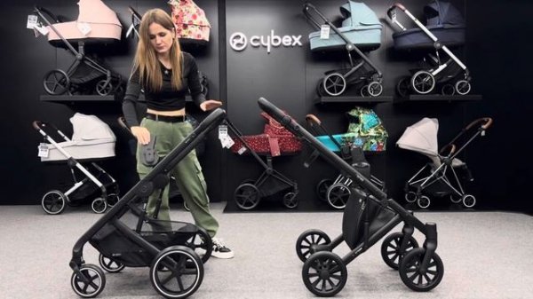 Сравнение детских колясок Cybex Balios 2023 и anex e-type