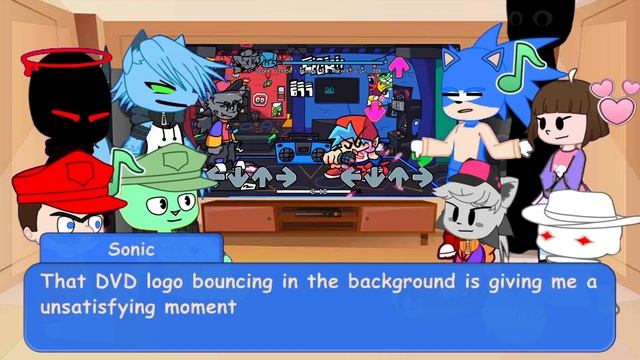 Friday Night Funkin' Mod Characters Reacts | Part 25 | Moonlight Cactus | смотреть онлайн