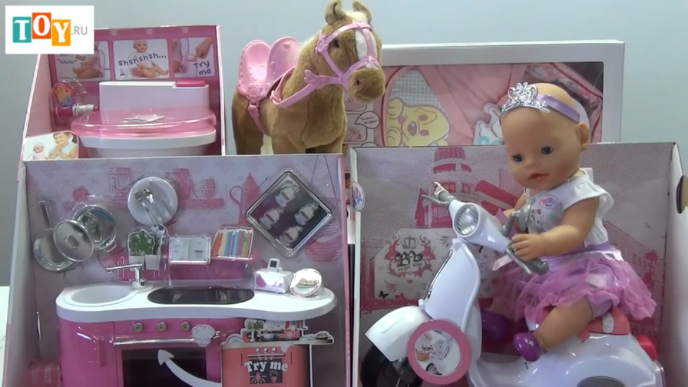 Игрушка Бэби Борн (Baby born) Лошадка (интерактивная) смотреть онлайн