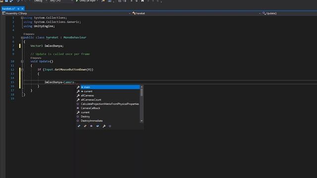 Unity Ders 10- Tıklanan Konuma Hareket (mousePosition, ScreenToWorldPoint, MoveTowards) смотреть онлайн