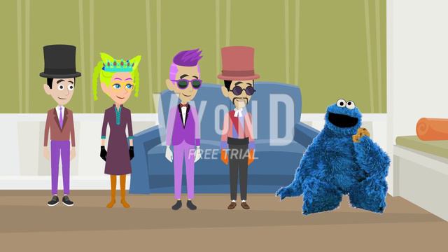A birthday message to Cookie Monster смотреть онлайн