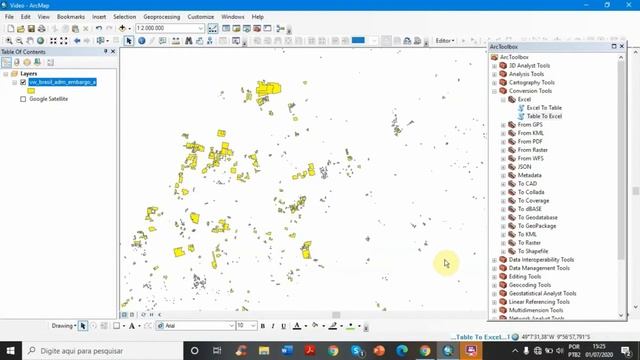 Como converter a tabela de atributos para o Excel no Arc Gis смотреть онлайн