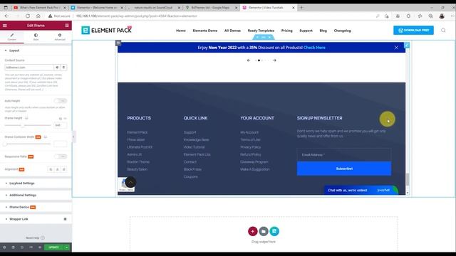 How to Use Iframe Widget by Element Pack in Elementor смотреть онлайн