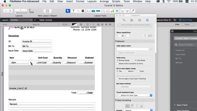 FileMaker Invoice Example смотреть онлайн
