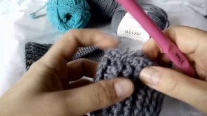 Вяжем варежки крючком бесшовным способом часть 2.Детские варежки