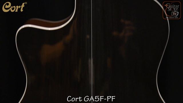 CORT GA5F-BW, GA5F-PF, GA5F-ZR Acoustic Guitars смотреть онлайн