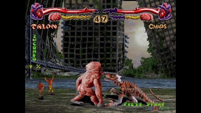 Primal Rage - Gameplay PSX / PS1 / PS One / HD 720P (Epsxe)