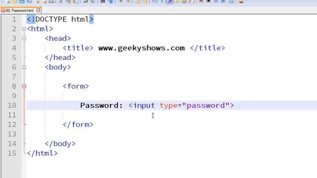 113. Password Field in HTML (Hindi) смотреть онлайн