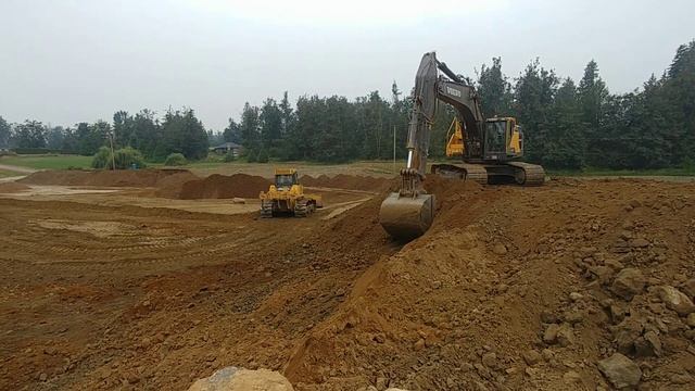 Volvo EC480E Excavator/Bagger working смотреть онлайн