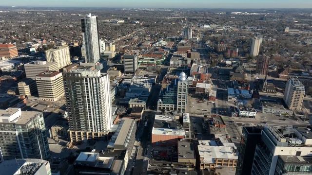 Kitchener Downtown February - Dji Mavic 3 Classic смотреть онлайн