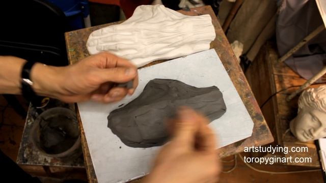 Лепка обрубовки кисти. Начало. смотреть онлайн