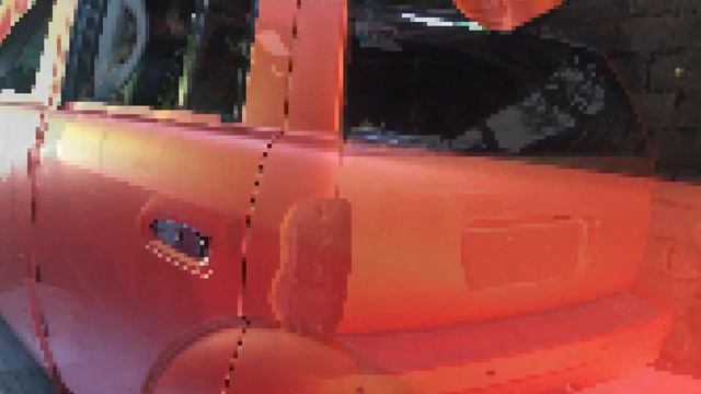 Decalhub - Dodge Durango Satin Chrome Orange Full Car Wrap смотреть онлайн