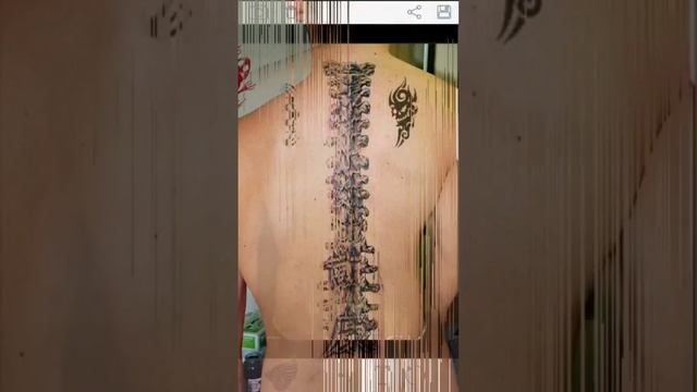 Татуировки на позвоночник!!! смотреть онлайн