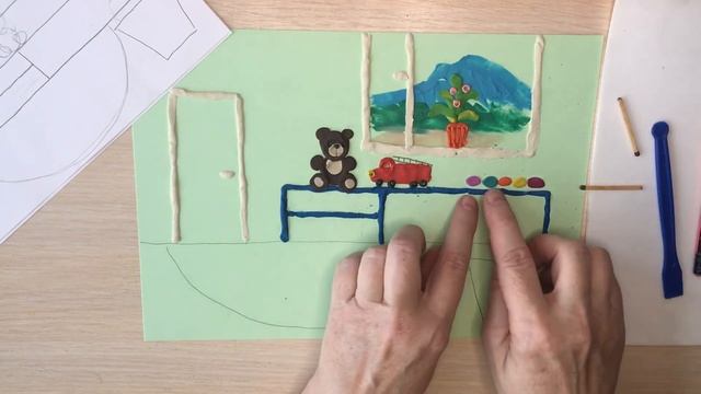 Рисуем с детьми от 3 до 7. Помогаем маме. Порядок в детской комнате. Пластилиновая картина смотреть онлайн