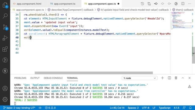 Angular Unit testing- 15 | Unit testing on basic Angular two-way binding смотреть онлайн