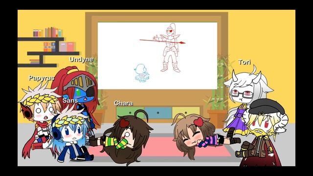 Undertale react to ??? // gacha life // kinda lazy смотреть онлайн