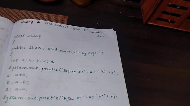 Java program to Swap two numbers without using a third variable in Tamil| Java interview program смотреть онлайн