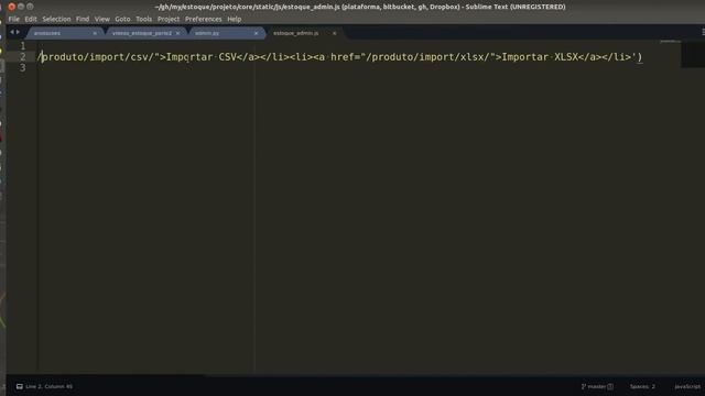 Estoque #52 Admin: Importando CSV e XLSX смотреть онлайн