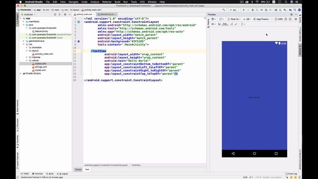 Kotlin For Dummies — Android Studio Tutorial — Eps 1 смотреть онлайн